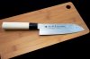 Nóż Santoku 17 Cm Satake Nashiji Natural uniwersalny